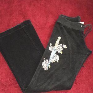 Low Rise Terry Cloth Pants